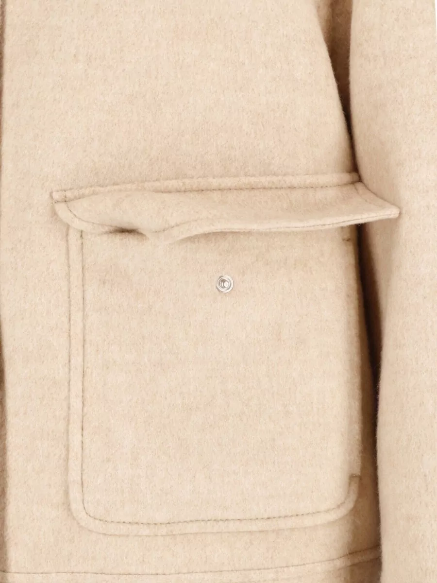 Lardini Cashmere Wool Single Breasted Coat