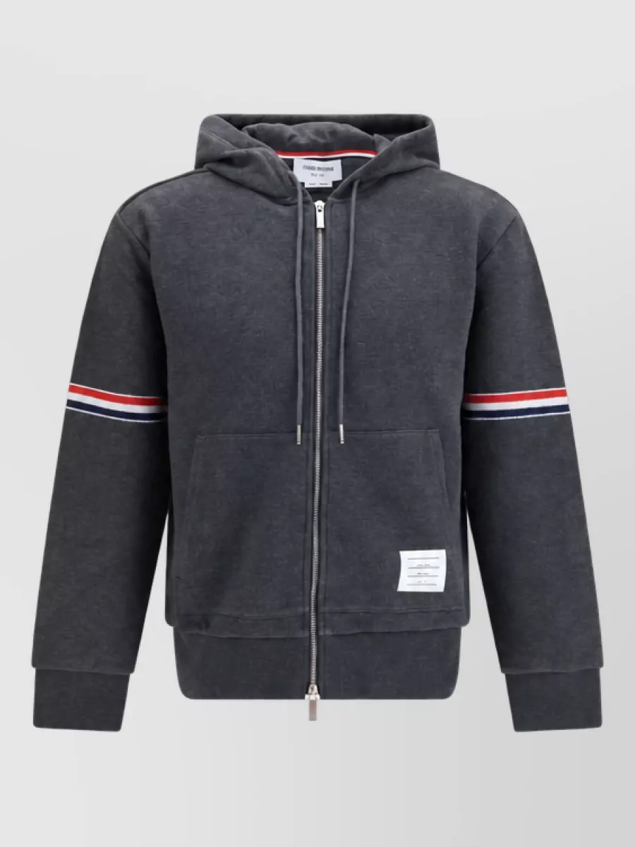 Thom Browne cotton hooded jacket