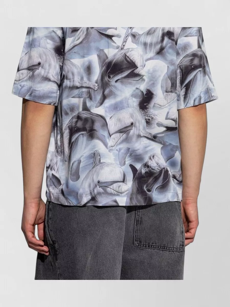 Diesel Dolphin Print Short-Sleeve Shirt