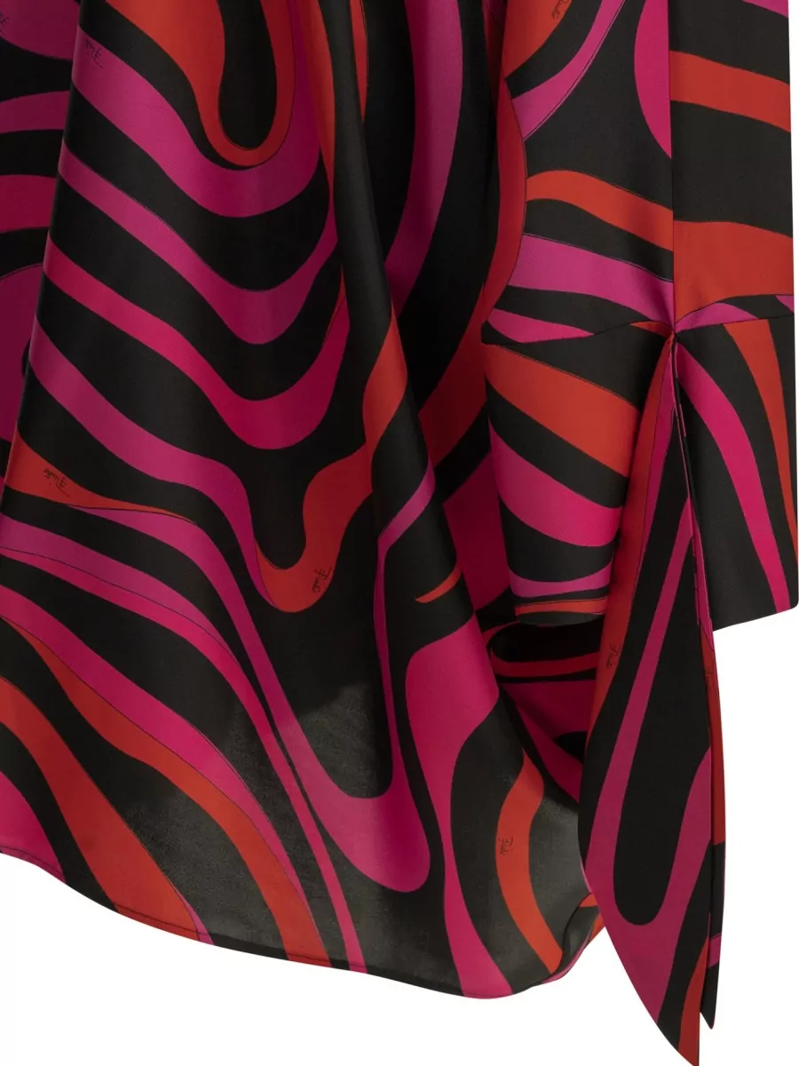 Pucci Silk Short Kaftan Dress