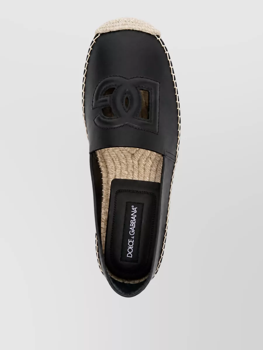 Dolce&Gabbana Leather Espadrilles