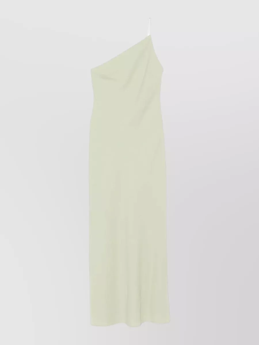 Staud beaded one-shoulder maxi dress