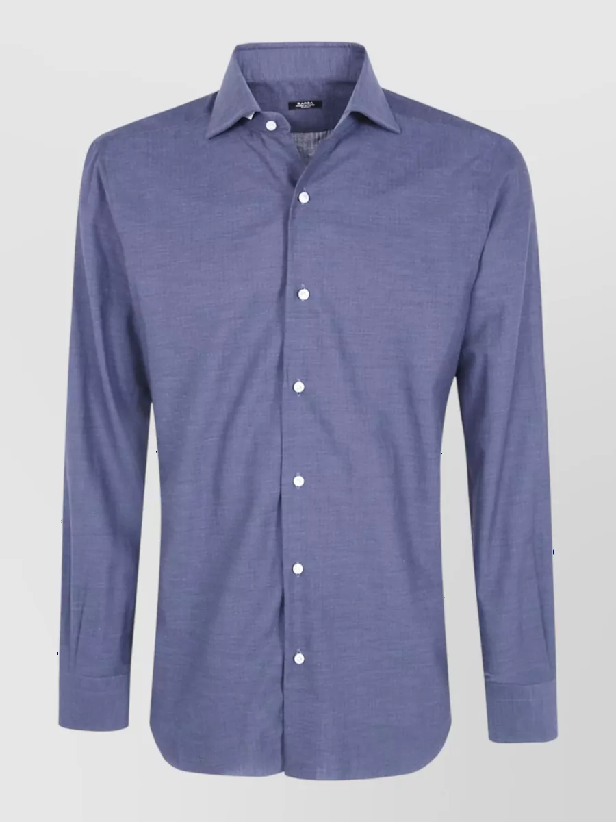 Barba Napoli chevron shirt