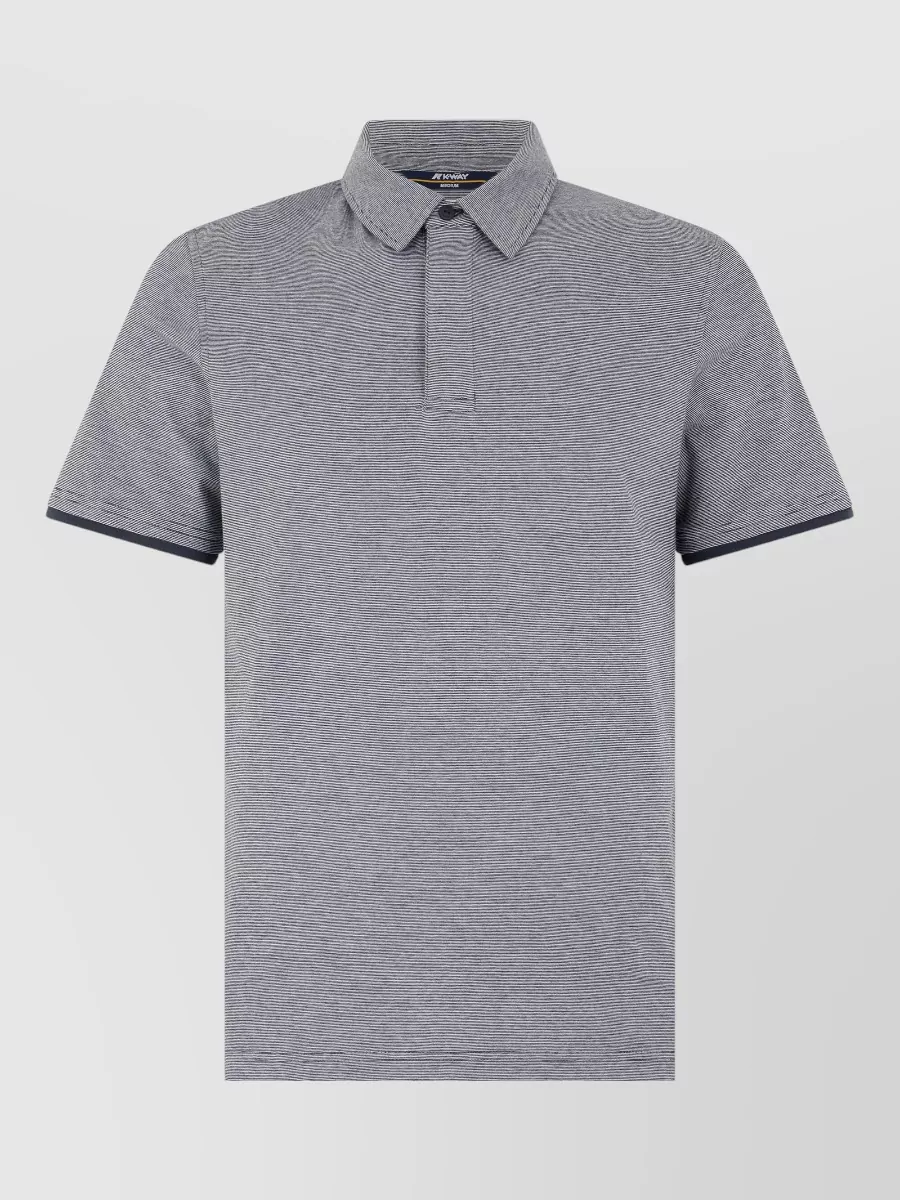 K-way cotton short-sleeve polo shirt