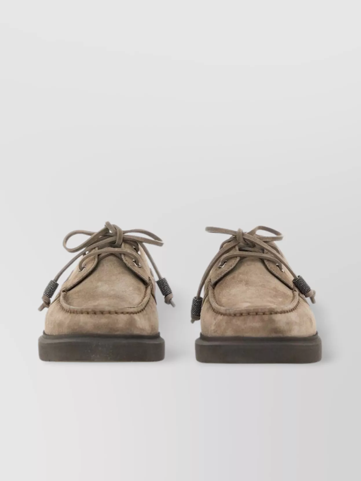 Brunello Cucinelli "Sailor's Penny" Loafer Featuring Lace Detail