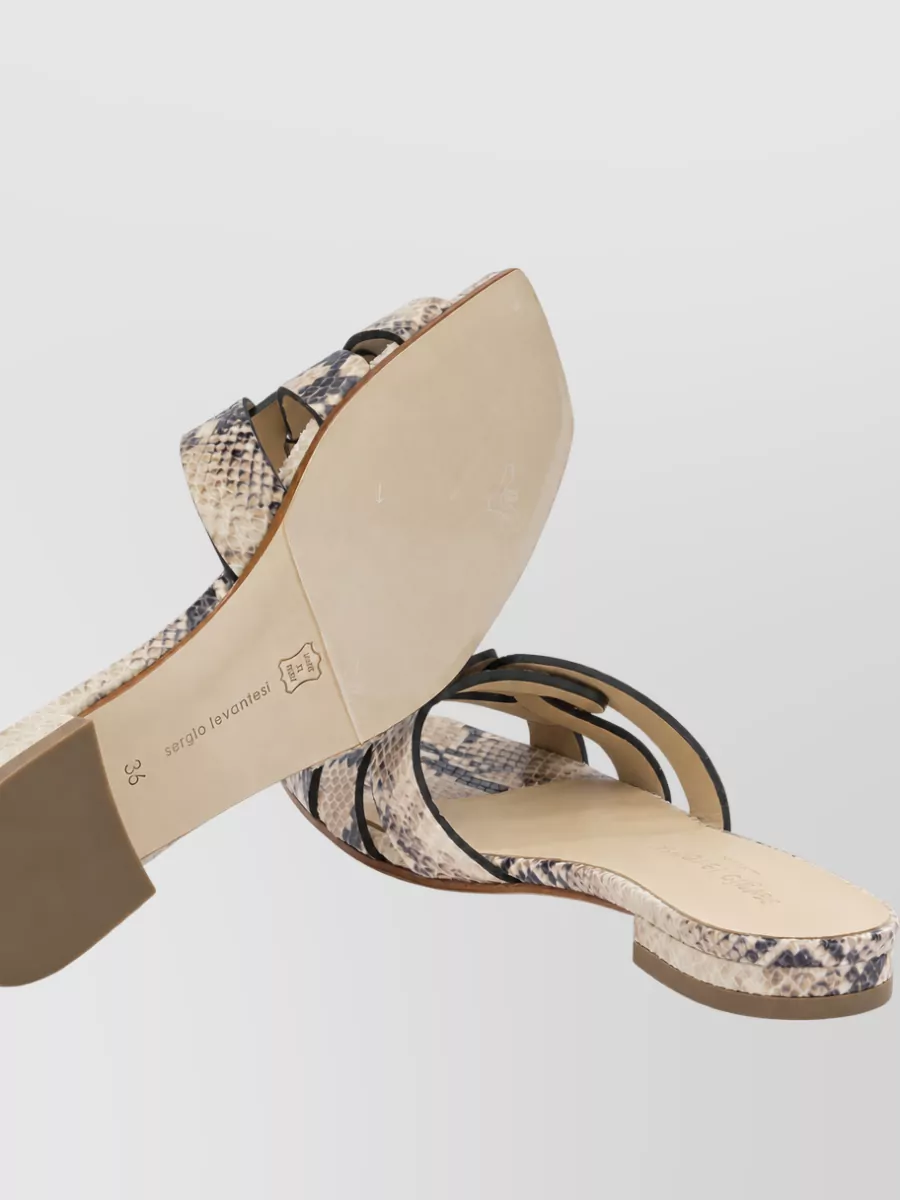 Sergio Levantesi Leather Norma Slides