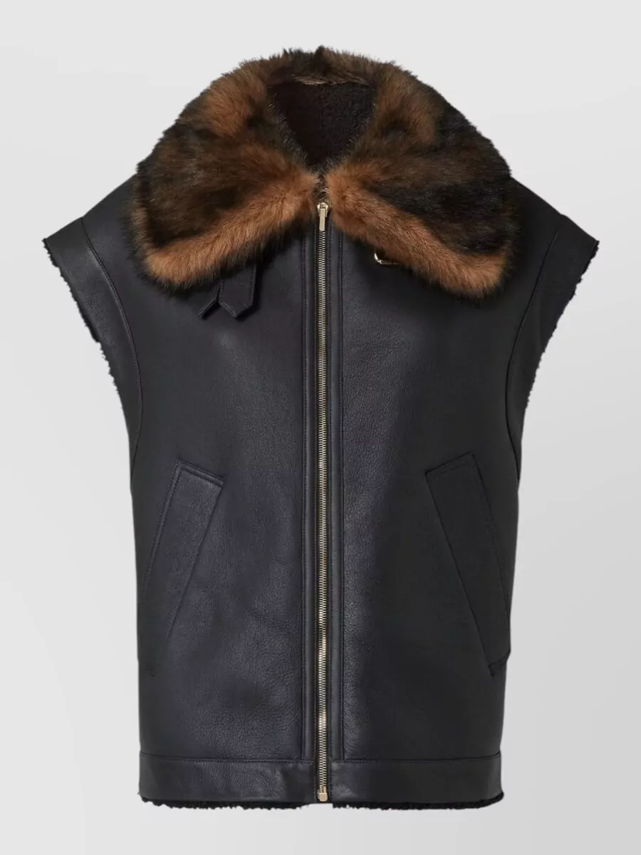 Fendi shearling vest