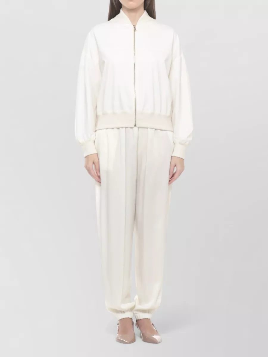 Fabiana Filippi Ribbed Bomber Jacket