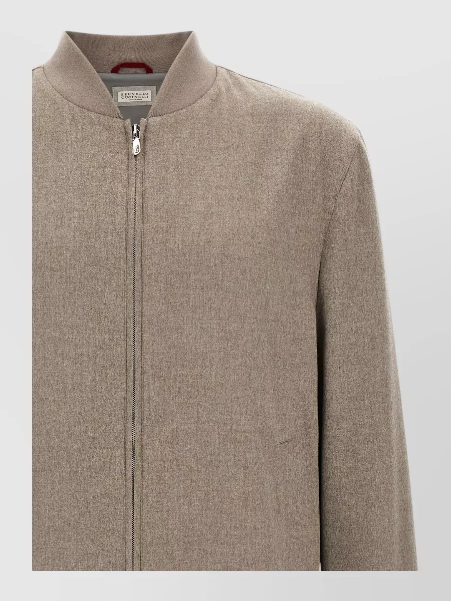 Brunello Cucinelli cashmere bomber jacket