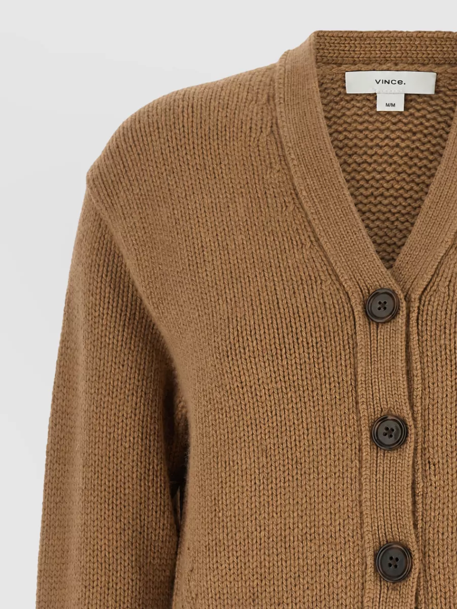 Vince Cashmere V-Neck Cardigan