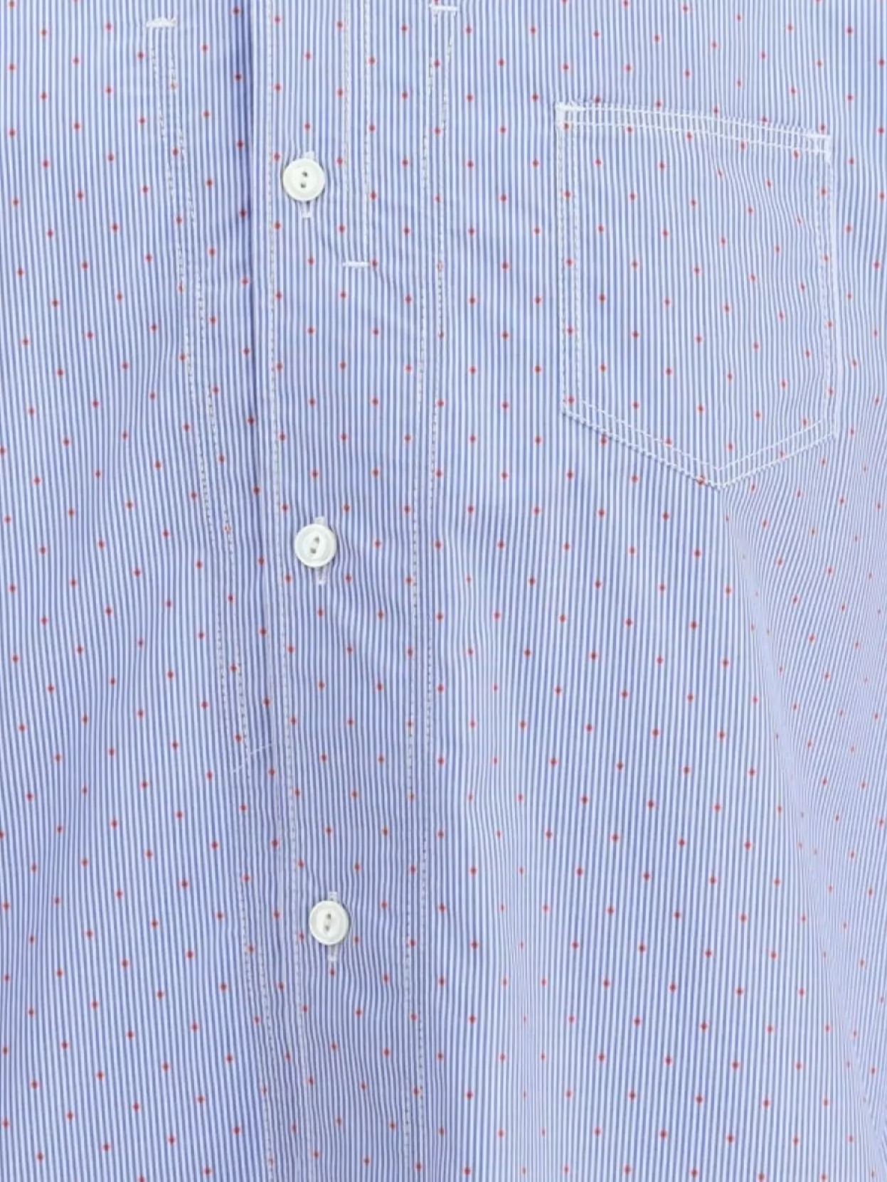 Junya Watanabe Cotton Shirt With Bold Graphic Play