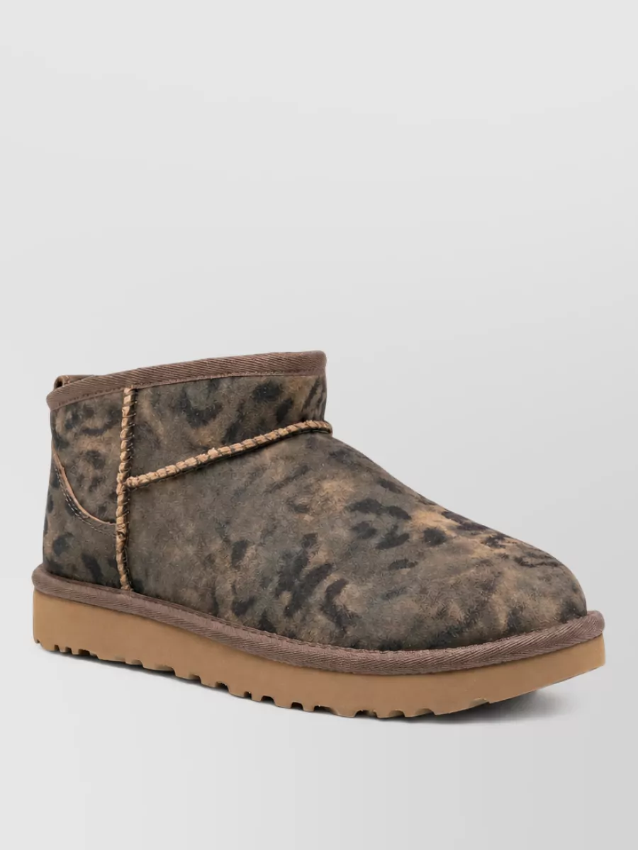 Ugg suede spotted slippers