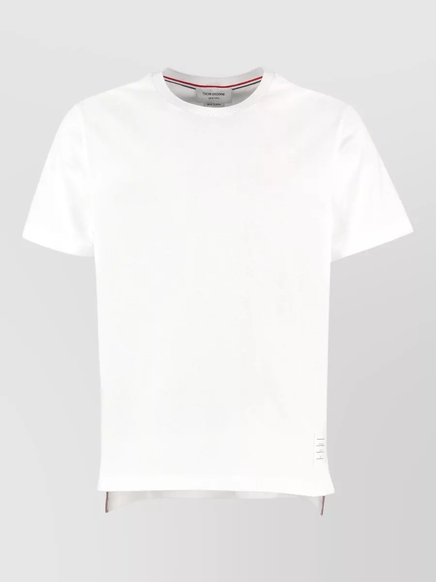 Thom Browne ribbed crew-neck cotton t-shirt