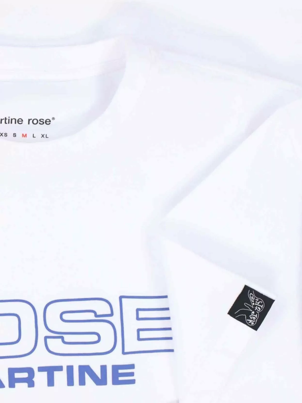 Martine Rose Regular Fit Crew Neck Short Sleeve Top