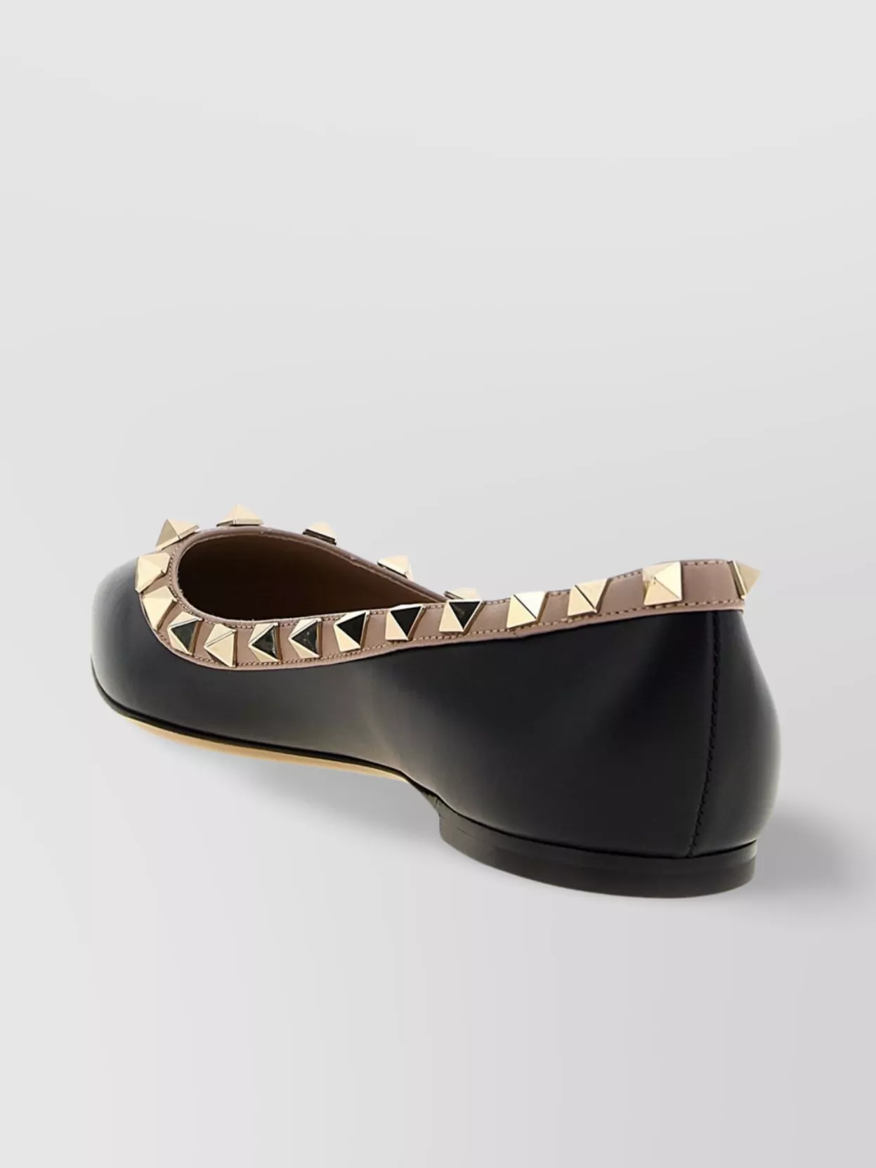 Valentino Rockstud Patent Leather Ballet Flats