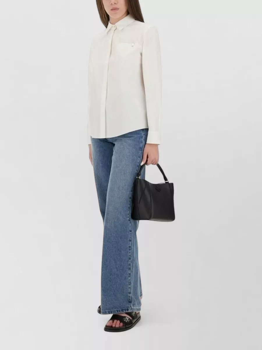 Tory Burch Cotton poplin regular-fit shirt