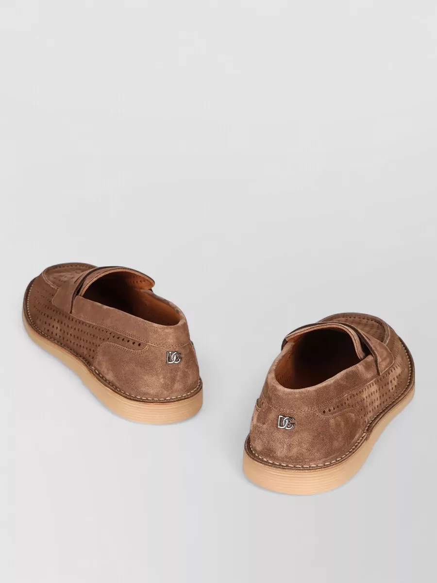 Dolce&Gabbana Leather Monk Shoes