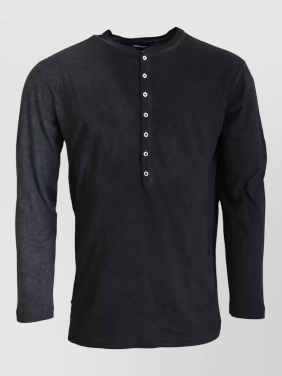 Dsquared2 long-sleeve henley t-shirt
