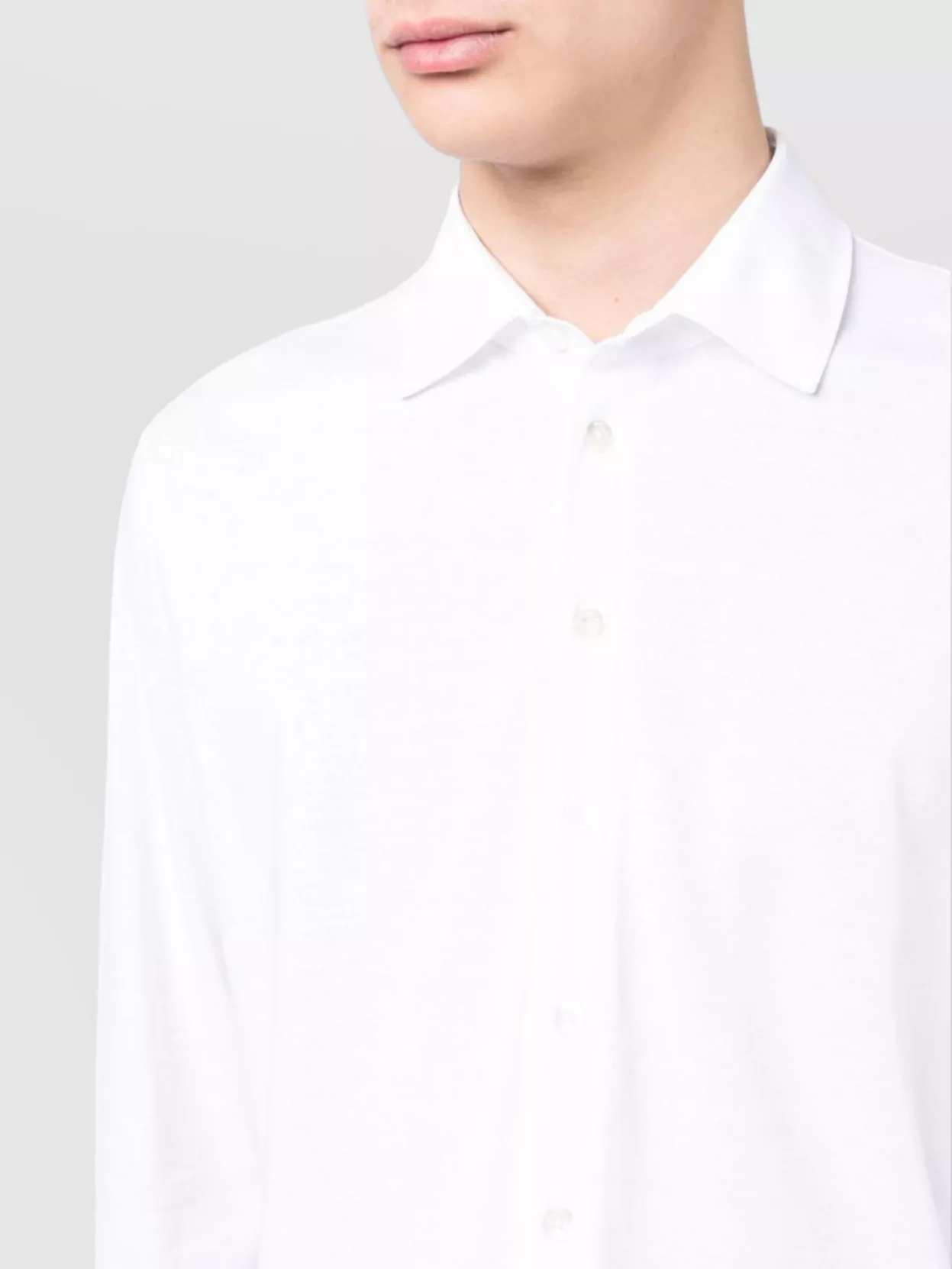 Herno Tailored Button-Down Collar Shirt
