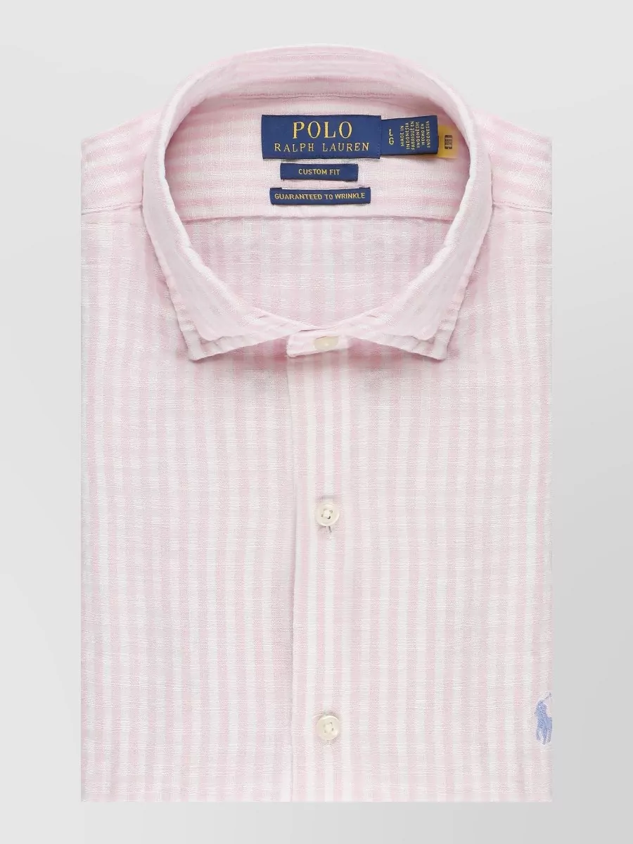 Ralph Lauren striped long-sleeve polo shirt