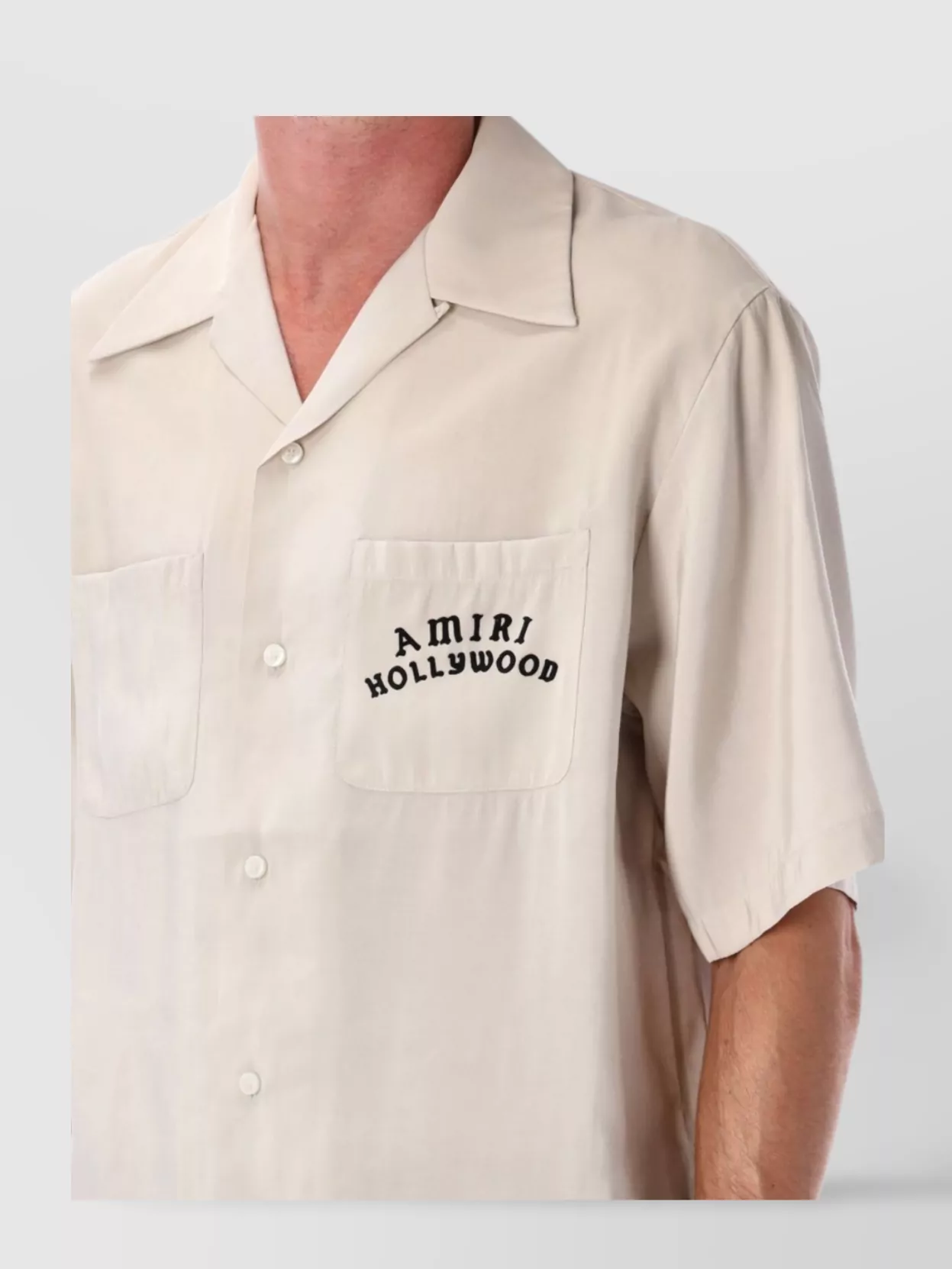 Amiri Hollywood Bowling Shirt Camp Collar