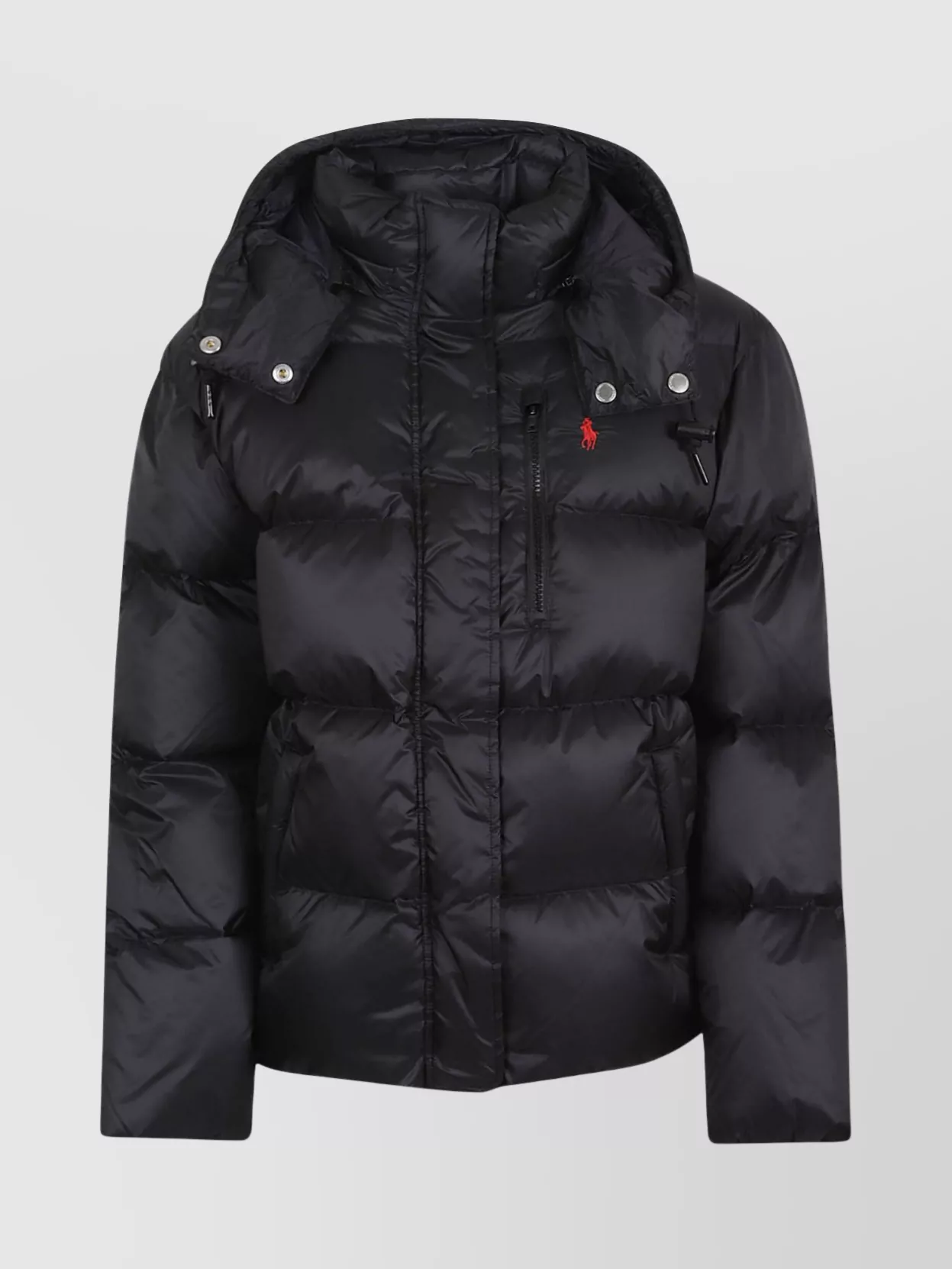 Polo Ralph Lauren Water-repellent Quilted Down Jacket With Detachable Hood Clothing In Blue