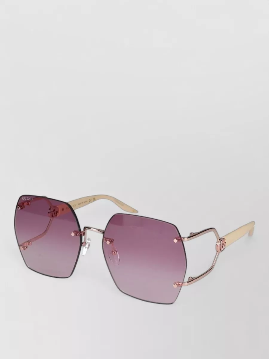 Gucci Metal Cat-Eye Sunglasses