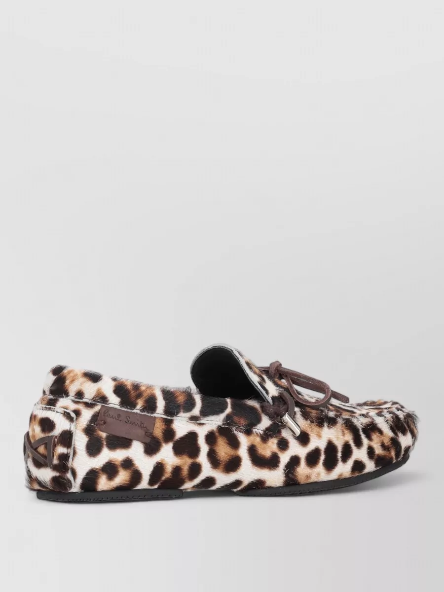 Paul Smith Leopard-Print Leather Loafers