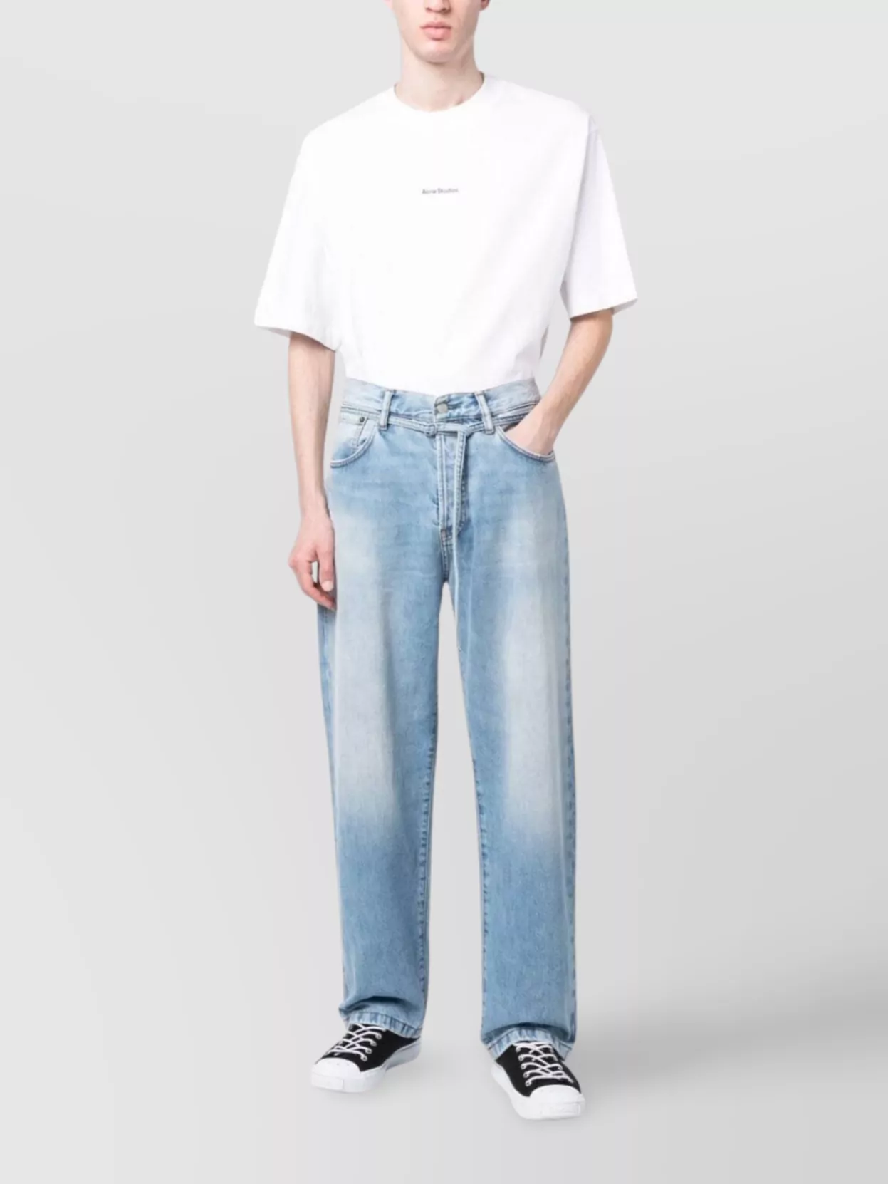 Acne Studios Relaxed Fit Denim Trousers
