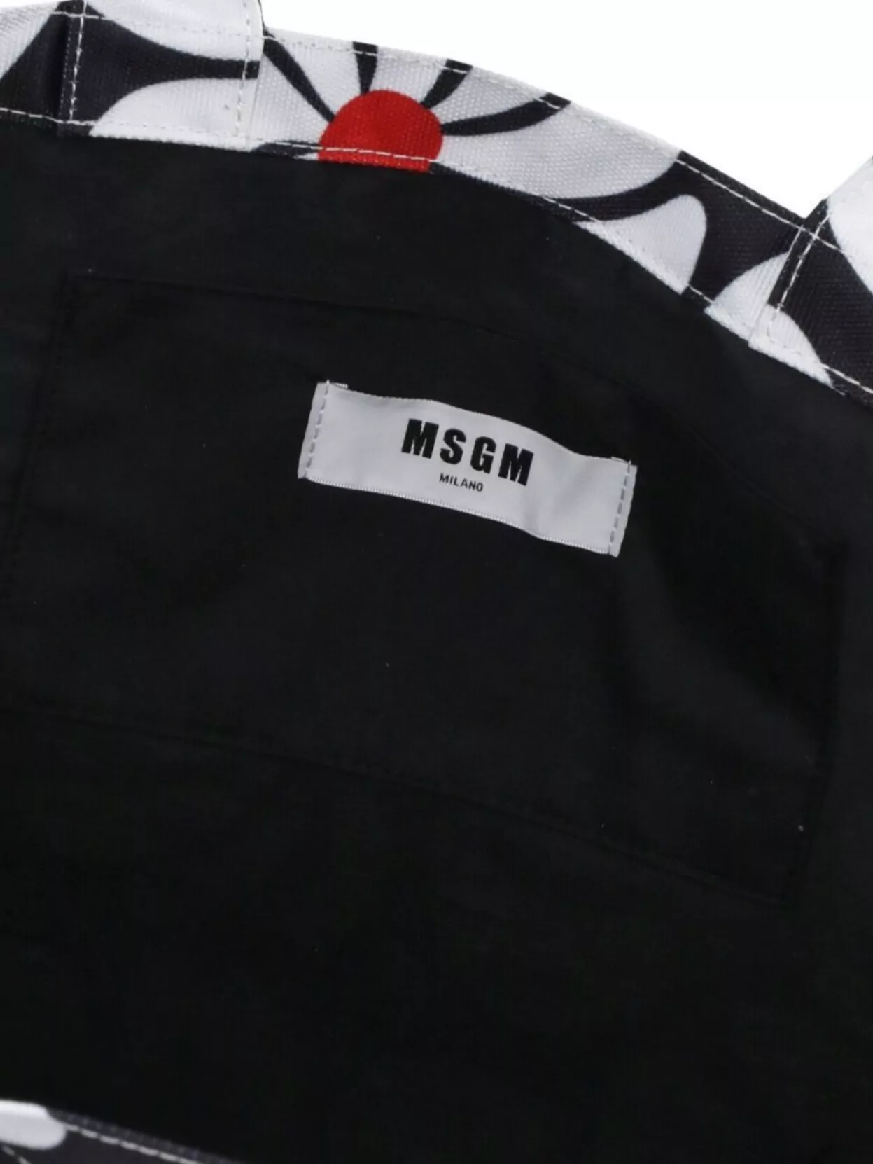 Msgm Women's Floral Pattern Tote Bag