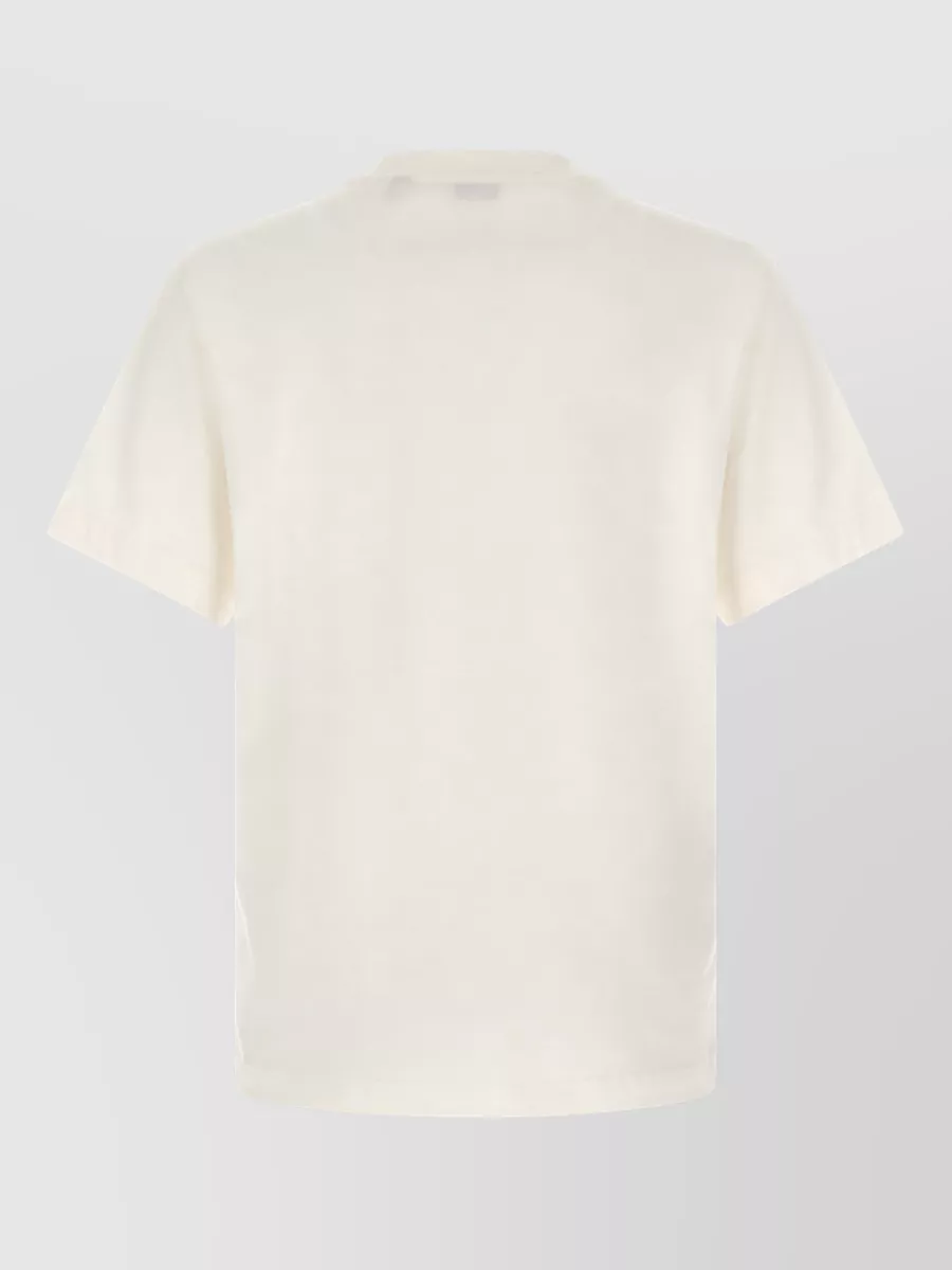 Burberry Cotton Logo-Embroidered Crew-Neck T-Shirt