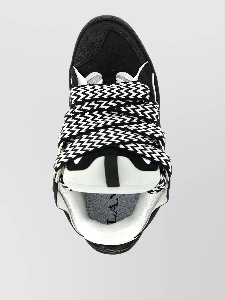 Lanvin Leather Low-Top Sneakers