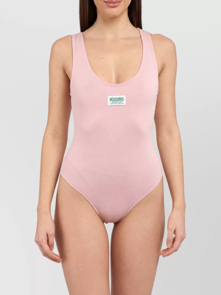Moschino Cotton one-piece swimsuit