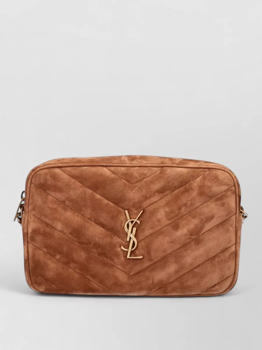 Saint Laurent loulou suede cross-body bag