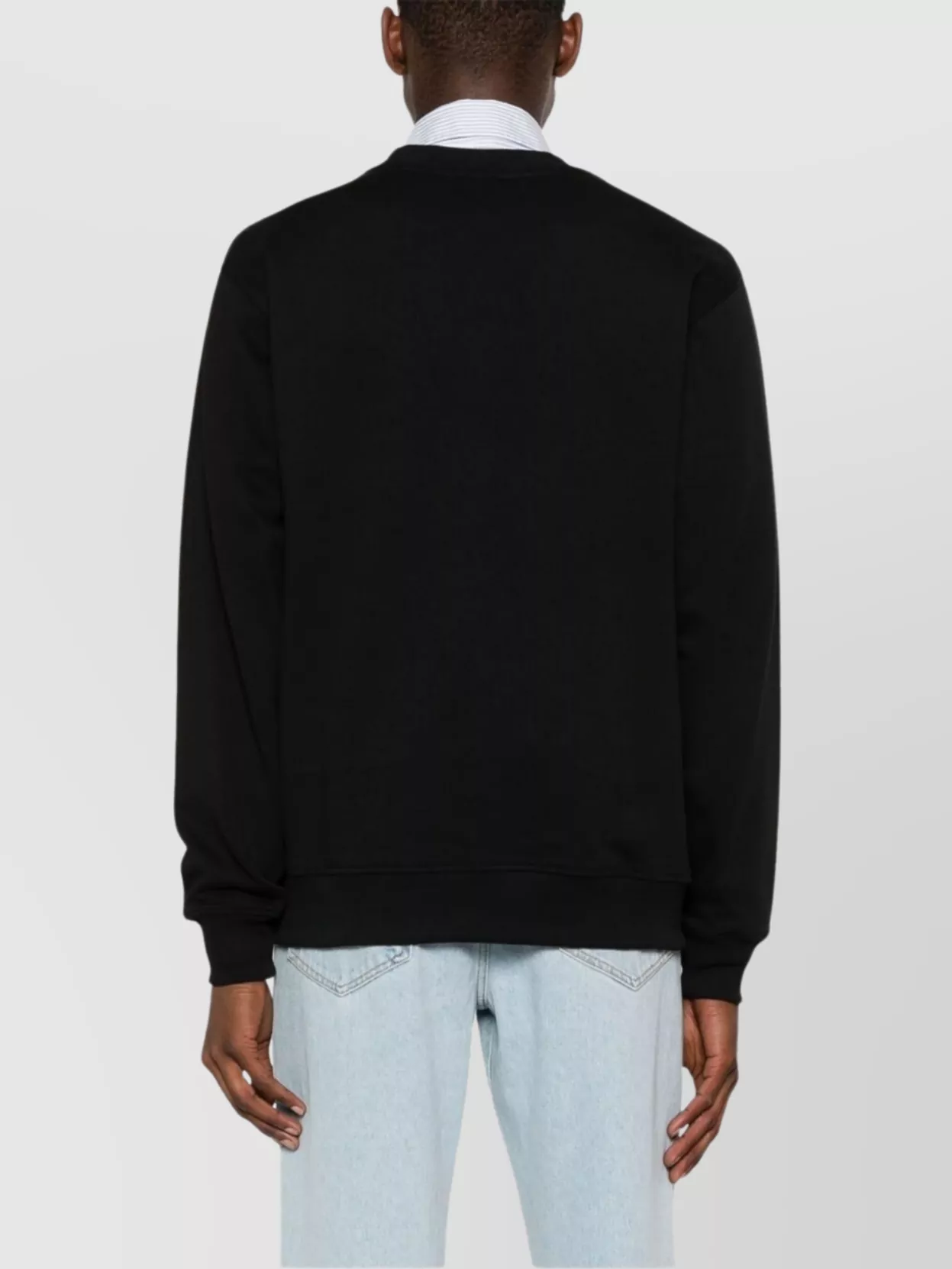 Drôle De Monsieur Drop Shoulder Crew Neck Slogan Sweatshirt