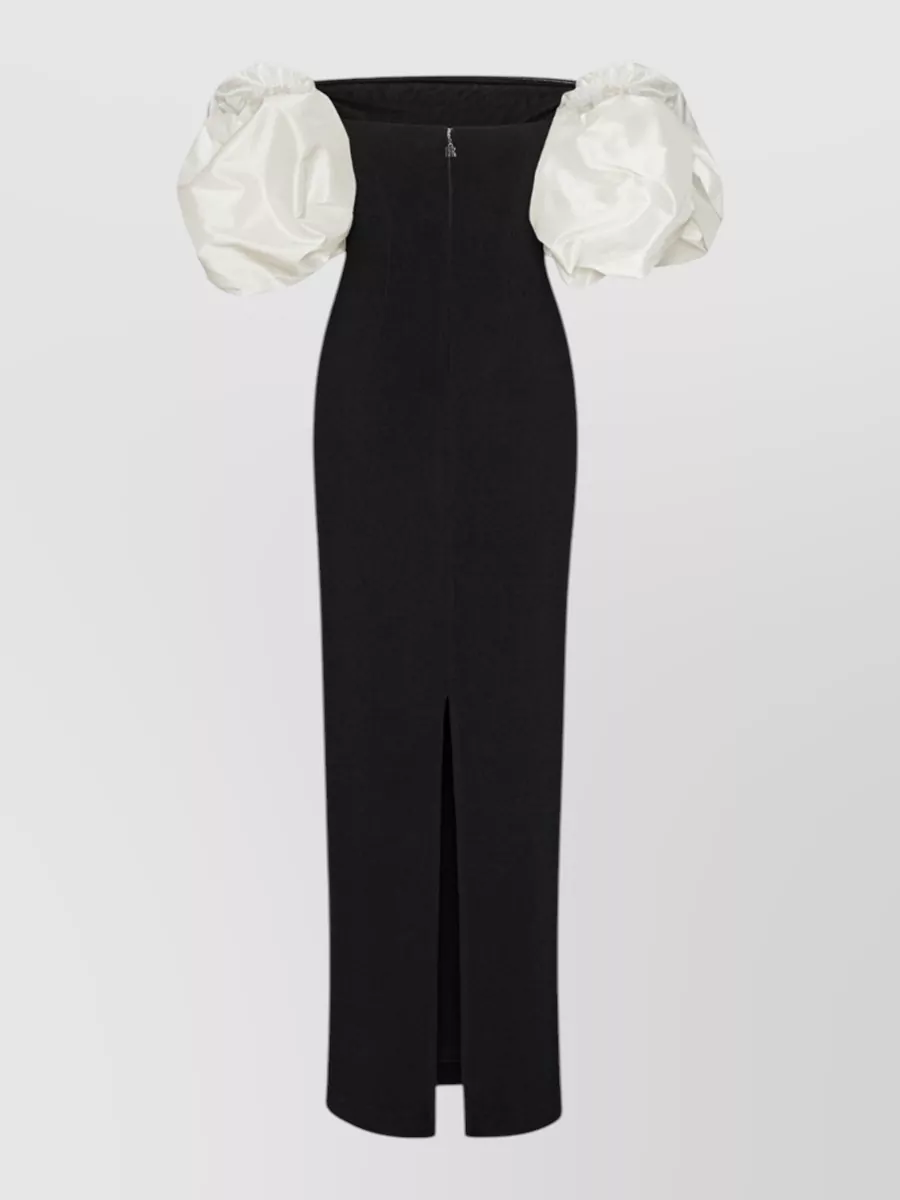Rotate Puff Sleeve Maxi Dress