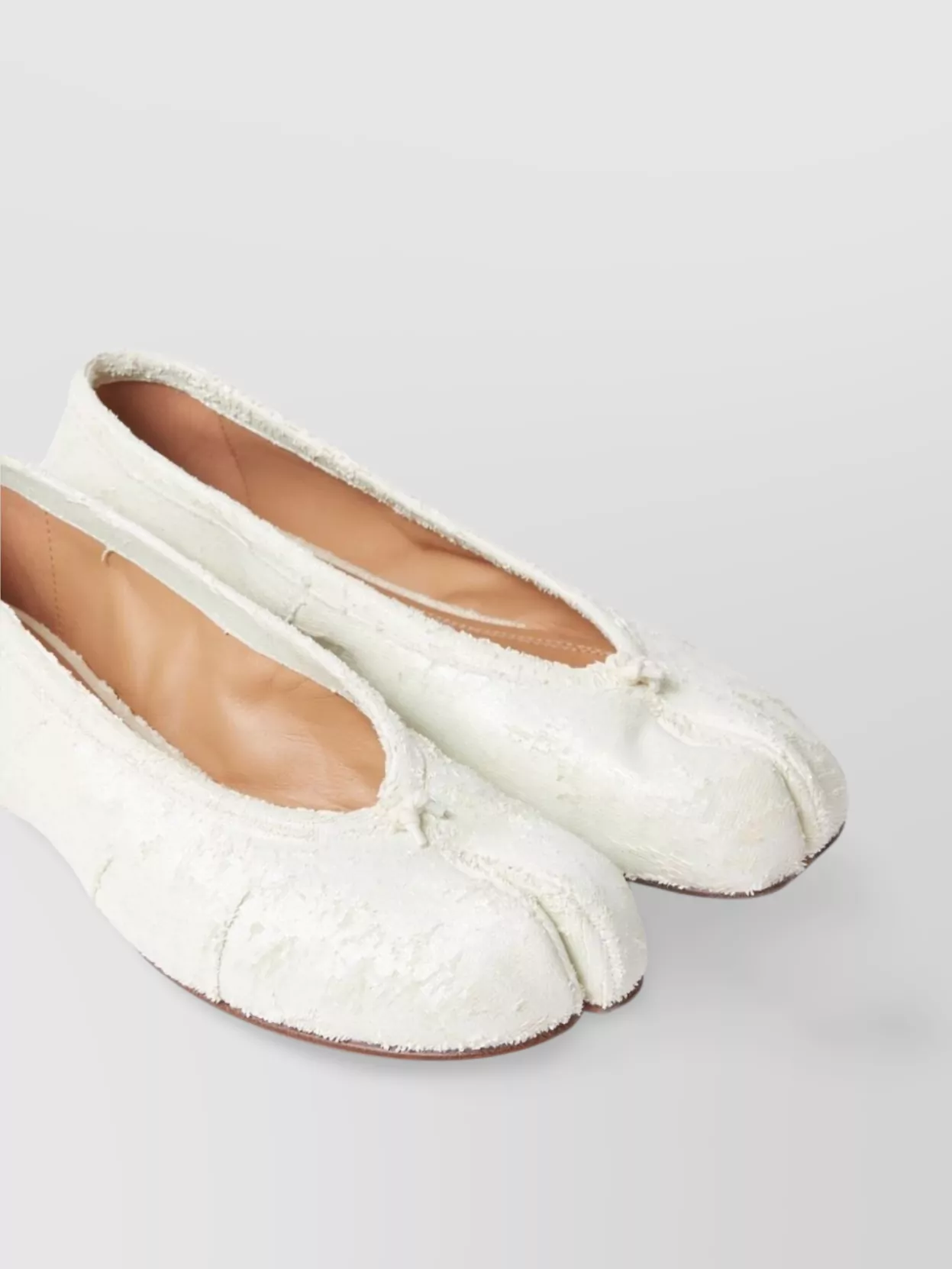 Maison Margiela Tabi Split Leather Ballerina Shoes