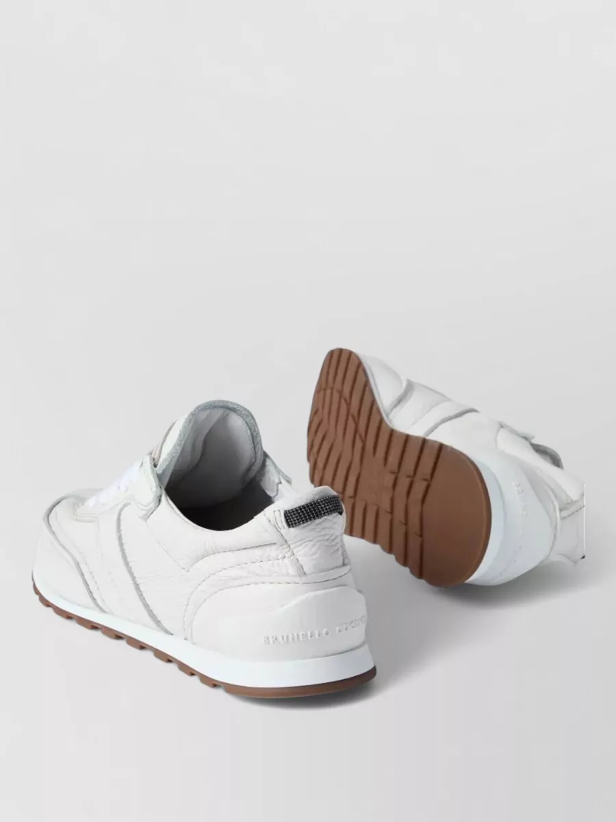 Brunello Cucinelli Leather Low-Top Sneakers
