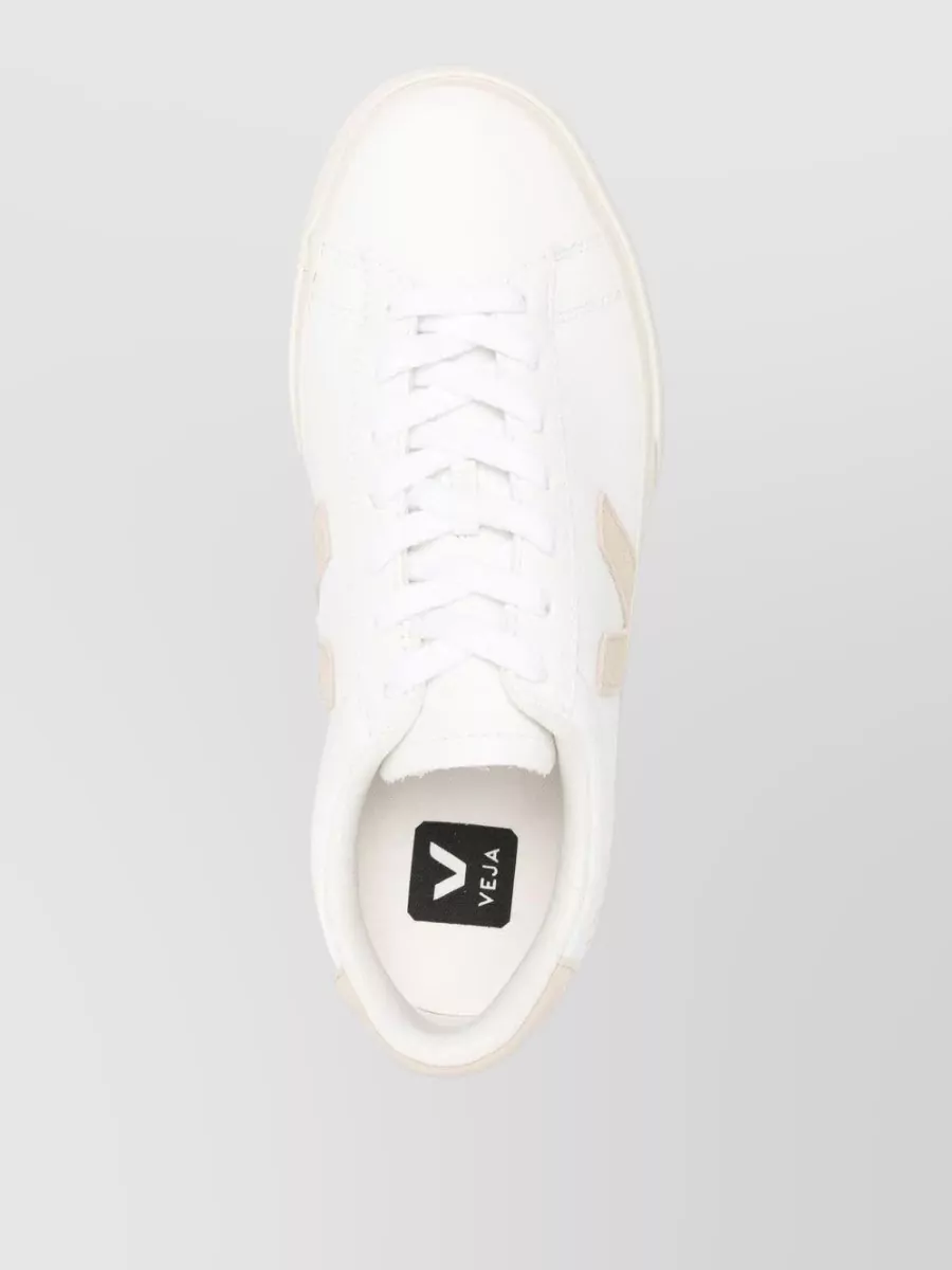 Veja Campo Round Toe Sneakers Flat Rubber Sole