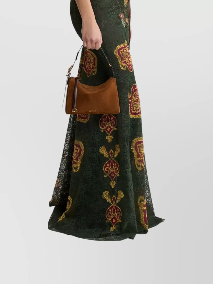 Etro Small Leather Clutch Bag
