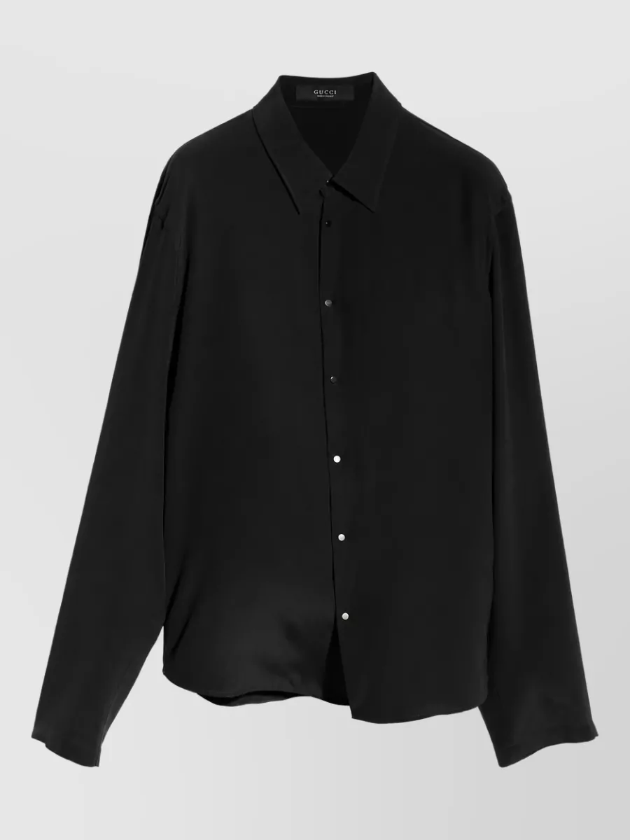 Gucci Silk slim-fit shirt
