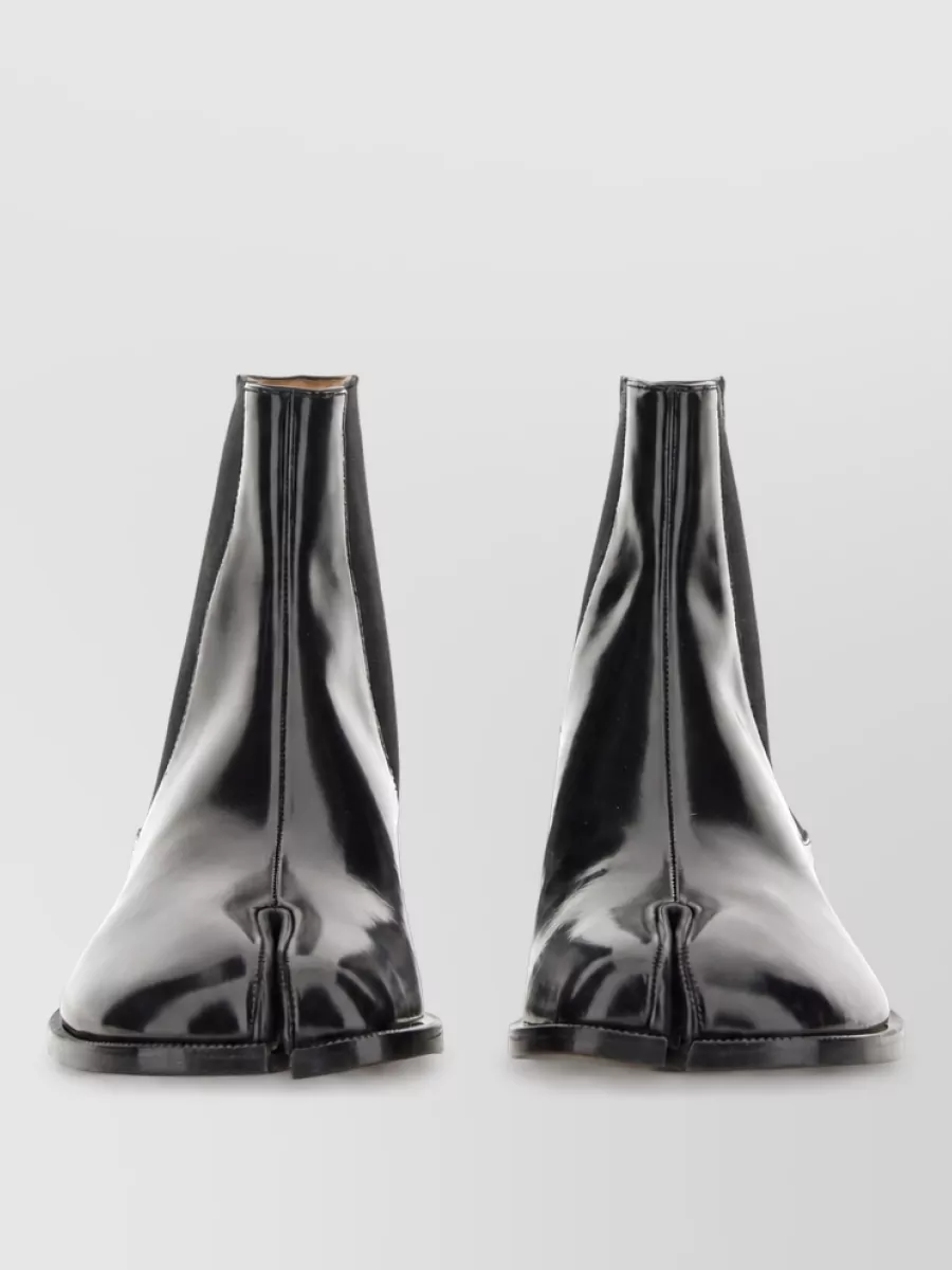 Maison Margiela Leather Tabi Chelsea Boots