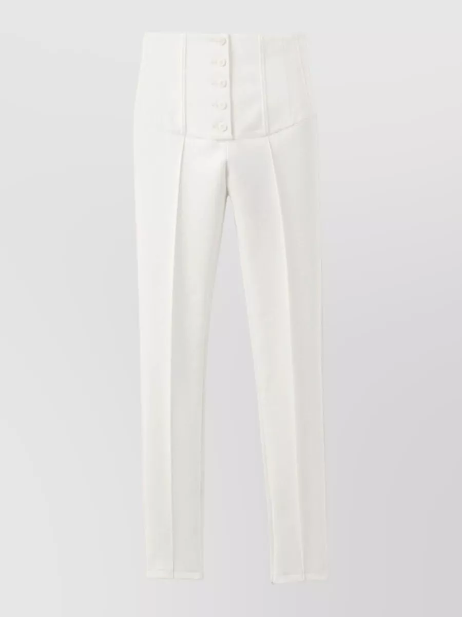 Jacquemus High-rise straight-leg trousers