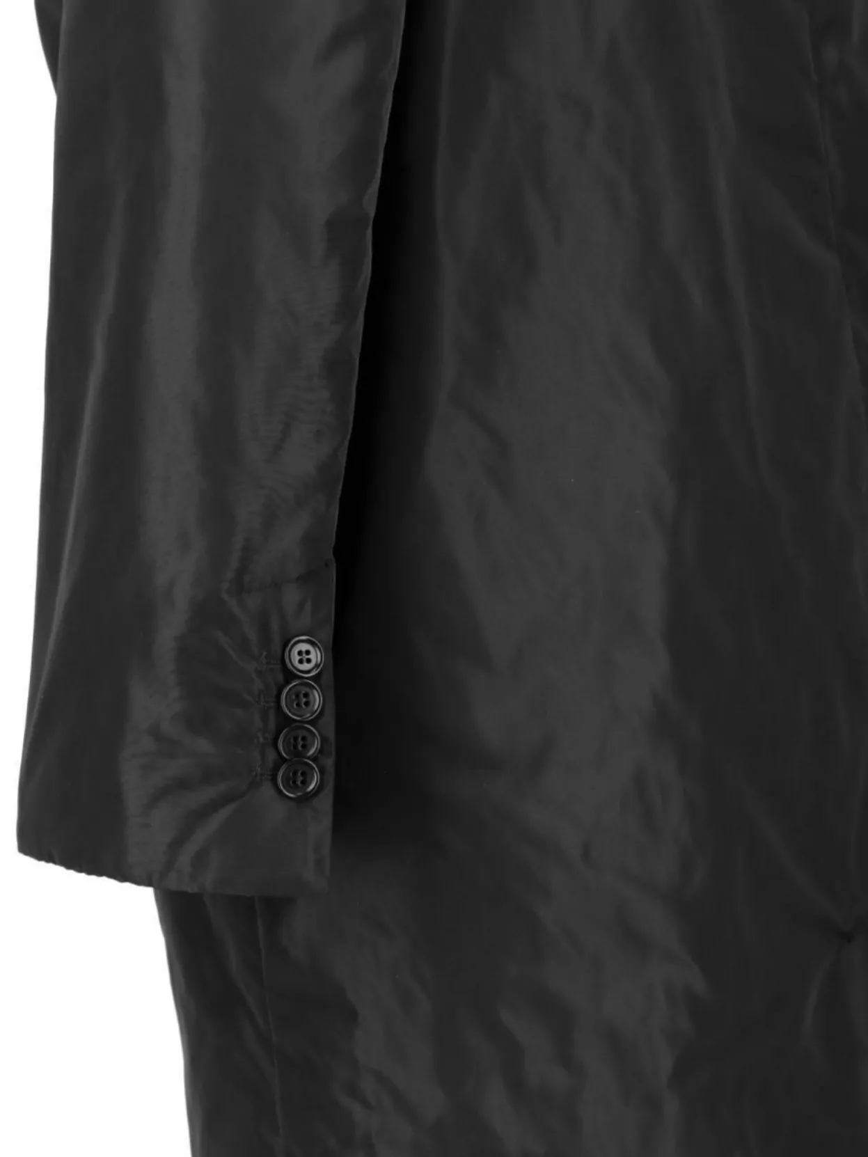 Aspesi Long Jacket With Buttoned Cuffs And Pockets