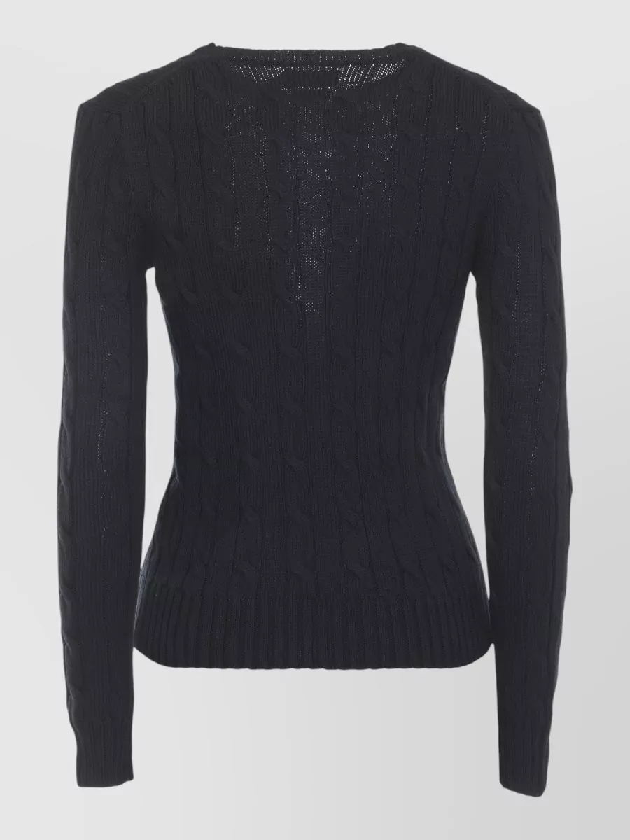 Ralph Lauren Cable-Knit Cotton Crewneck Jumper