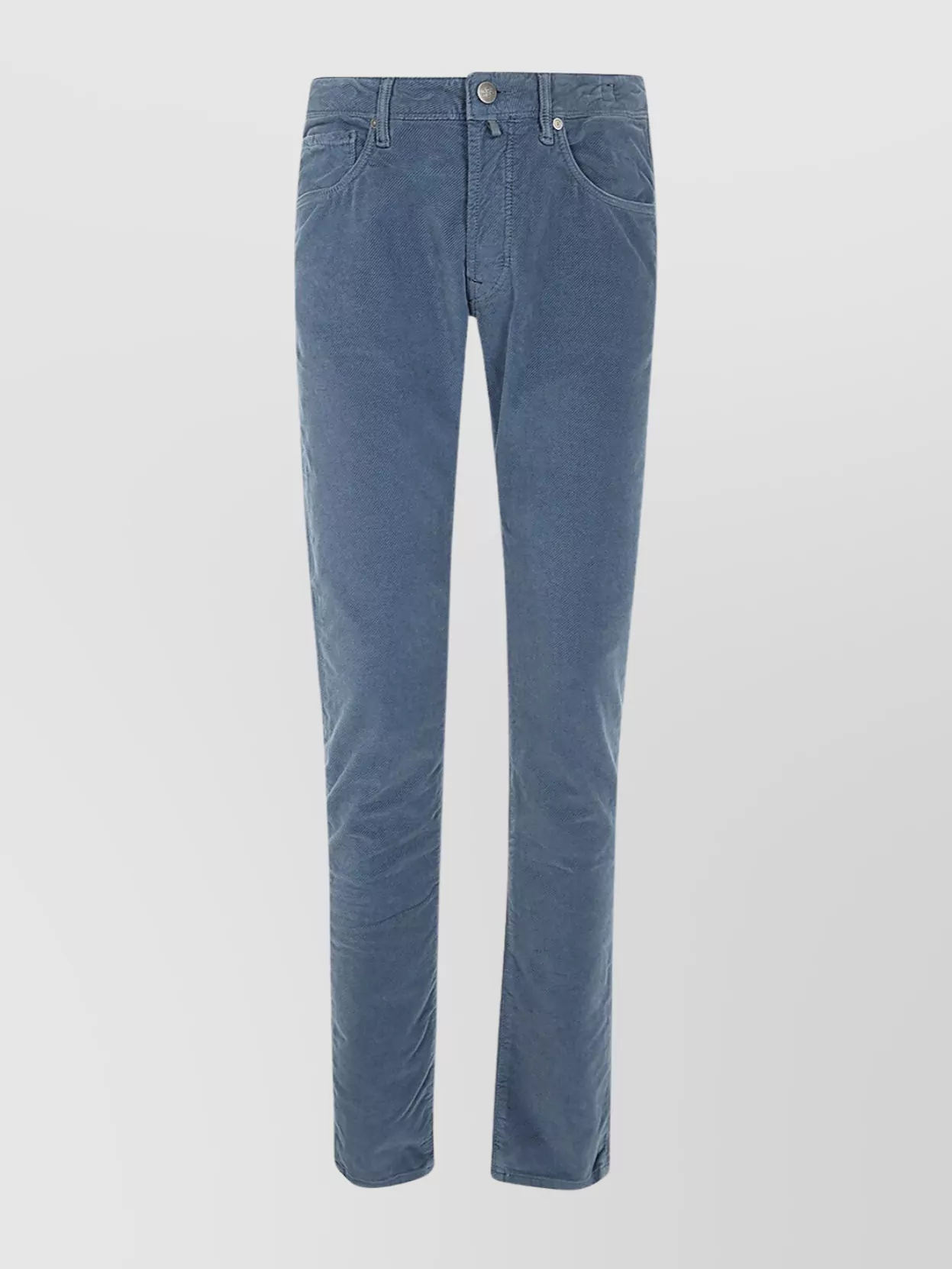 Incotex Vintage Stretch Corduroy Trousers In Blue