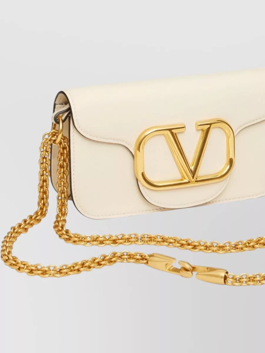 Valentino Garavani Locò Small Leather Shoulder Bag