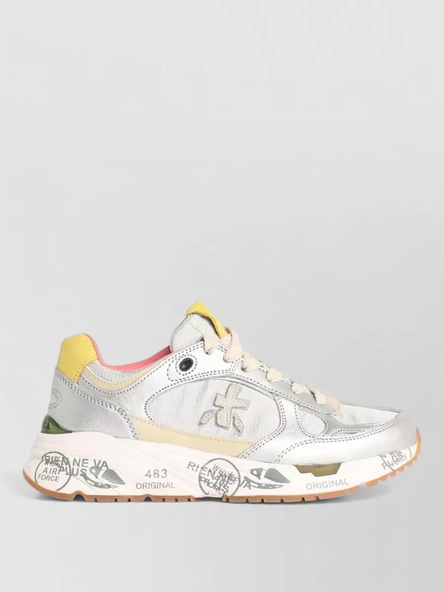 Premiata Leather Low-Top Sneakers