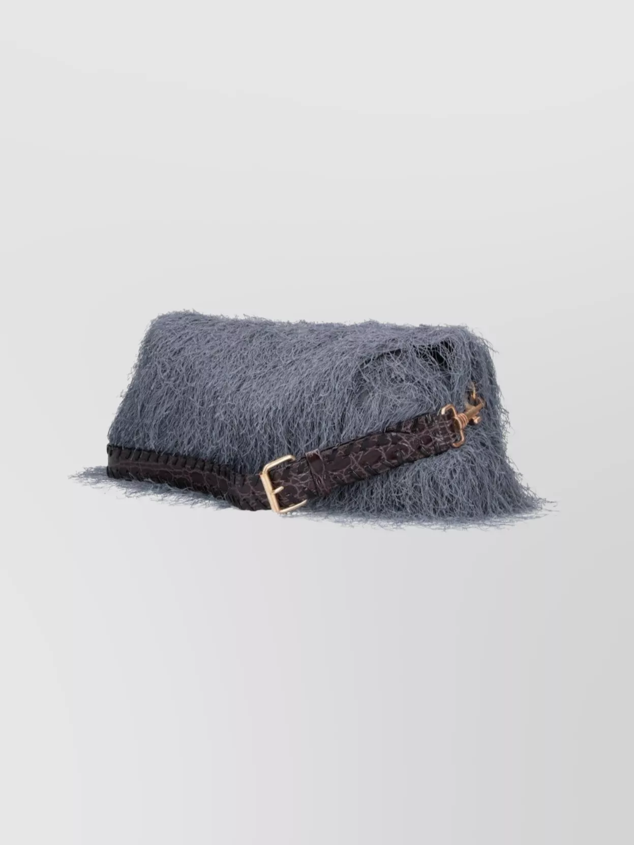 Dries Van Noten Textured Shoulder Bag Adjustable Strap