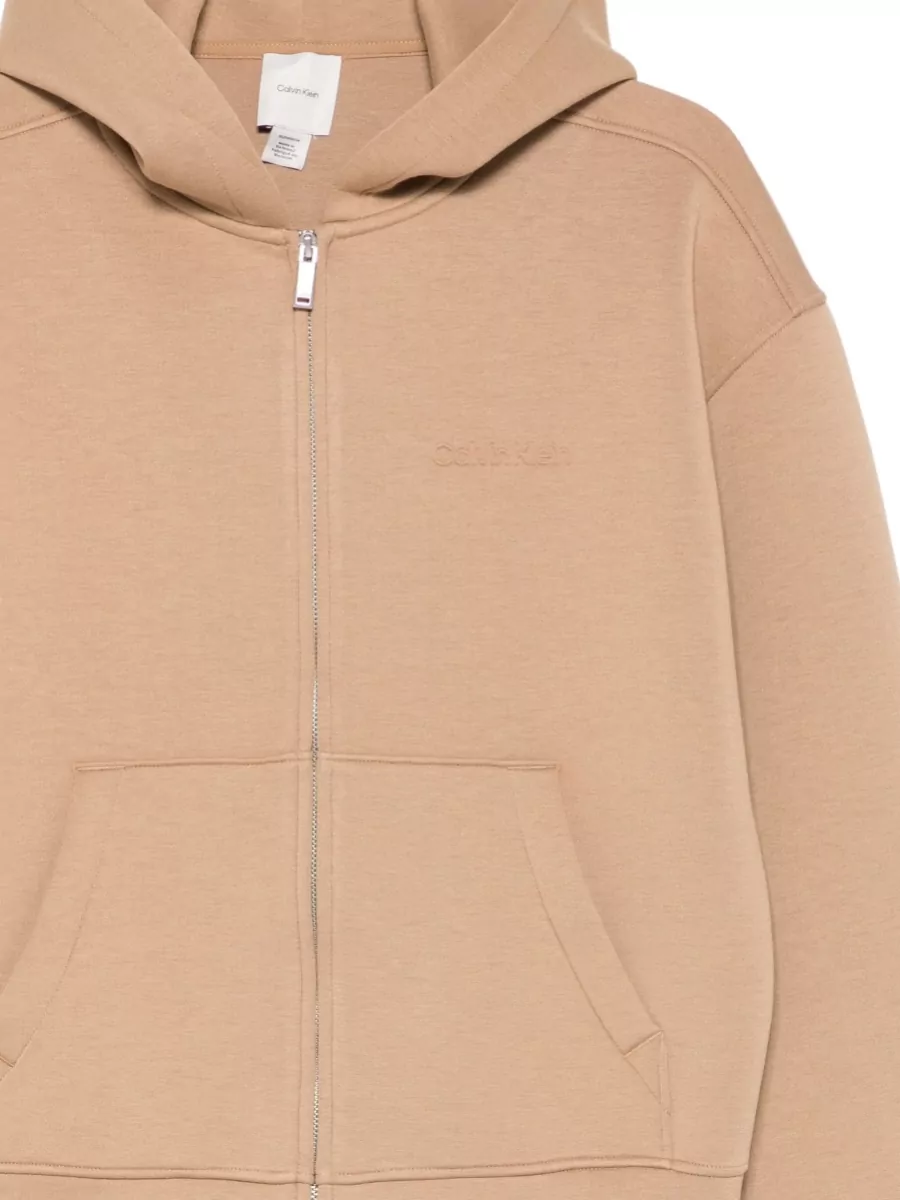 Calvin Klein Cotton Hooded Zip Jacket